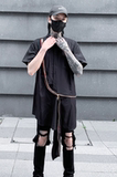 夏季暗黑系男士短袖衬衫潮流炸街宽松休闲短袖衬衣C300P85，男装T恤，星座101A-3