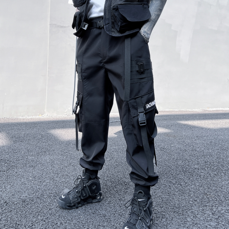 2025春季机能风伞兵工装裤男潮流宽松束脚休闲长裤K950P105,男装工装外套,星座101A-3