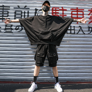 2025夏季男新款五分裤潮弹力沙滩裤男生休闲运动裤 K571 P75图片