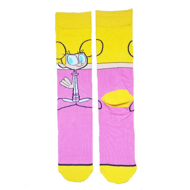 Personality funny Anime socks Cartoon happy socks Sock man thumbnail 6