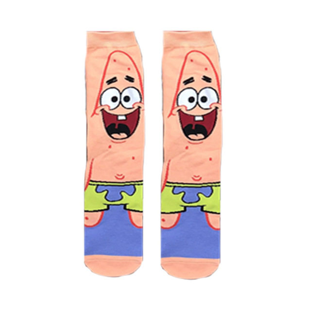 Personality funny Anime socks Cartoon happy socks Sock man thumbnail 4