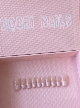 BOBBINAILS手绘法式INS温柔自然简约百搭可爱可拆卸穿戴甲成品