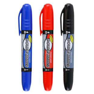 晨光双杰记号笔MG2110海报笔POP广告笔油性笔CD光盘笔勾勒笔物流记号笔防水不易掉色大头笔快递物流用笔