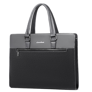 男士包公文包定制logo文件包男款手提包包女士款通勤2022新款公文袋文件袋拉链式商务公务员单位会议包定制