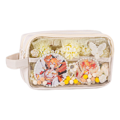 神秘小煤球~10层可拆卸笔袋女生2026新款高颜值ins风文具盒女孩小学生初中铅笔盒透明大容量小众文具袋男孩款