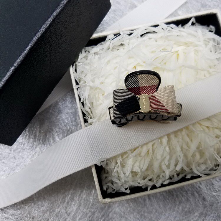 发夹饰品韩国蝴蝶结小抓夹小号成人发卡夹子头饰欧美顶夹格子发饰