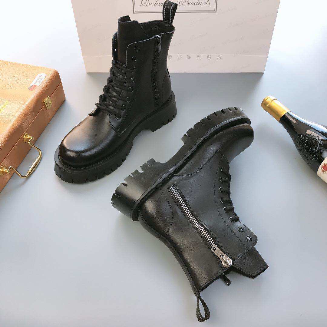 马丁靴男2020新款英伦风ins单靴百搭春秋超级高帮靴真皮拉链靴子,流行男鞋,马丁靴,淘宝优惠券,粉丝福利购,淘宝优惠卷
