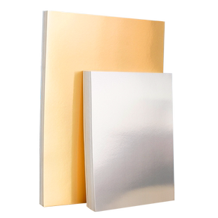 元浩金色卡纸硬银色幼儿园手工A4金属质感镭射金银卡纸彩色A3拍摄背景反光大张金卡纸全开250克加厚装饰立体