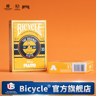 Bicycle迪士尼扑克牌联名周边收藏限量版卡牌花切魔术米奇布鲁托