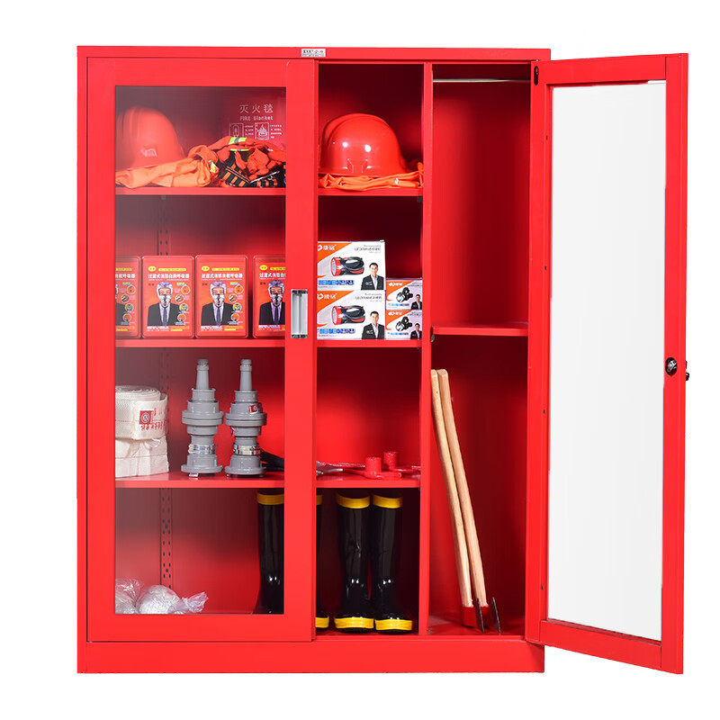 星浙安 微型消防站器材套装(含柜1400*900)应急救援d类2人套装