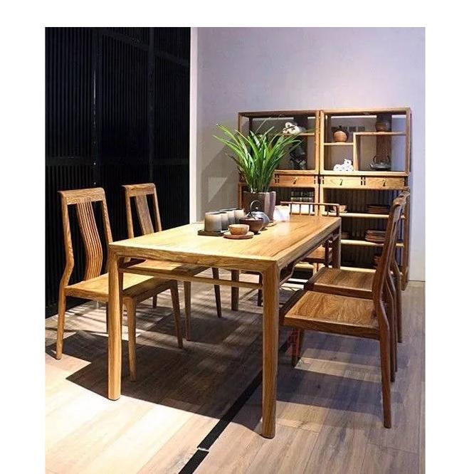 新中式餐桌餐台椅宋式美学刺猬紫檀禅意简约红木自在工坊家具定制