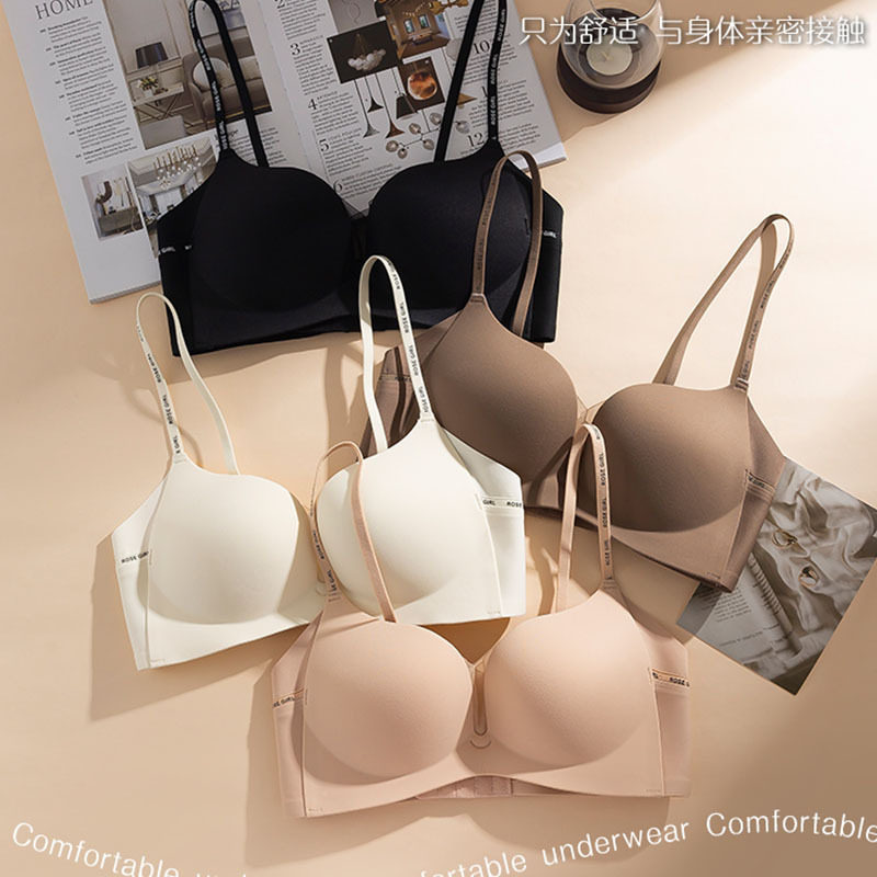小胸聚拢显大加厚手掌杯内衣学生党直播反重力文胸罩跨境