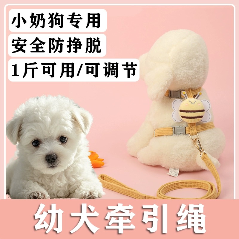 小狗胸背带薄款透气狗狗牵引绳