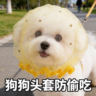 狗狗头套防偷吃中小型犬泰迪比熊遛狗防误食防咬嘴套口罩宠物用品