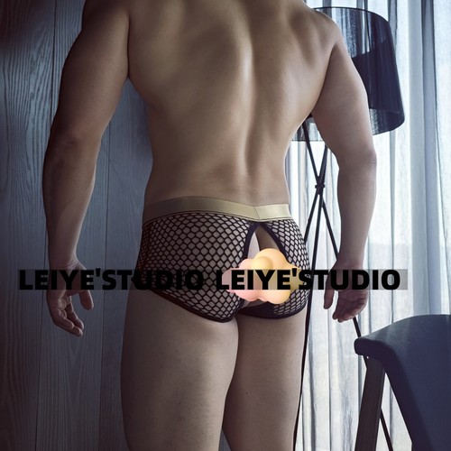 超性感露臀低腰透明单层丁字裤