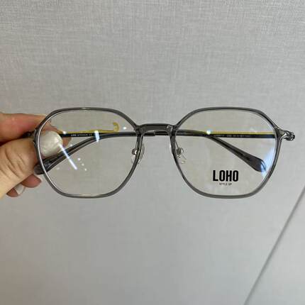 loho乐活光学眼镜架近视眼镜框男女商场同款09111-c02正品眼镜