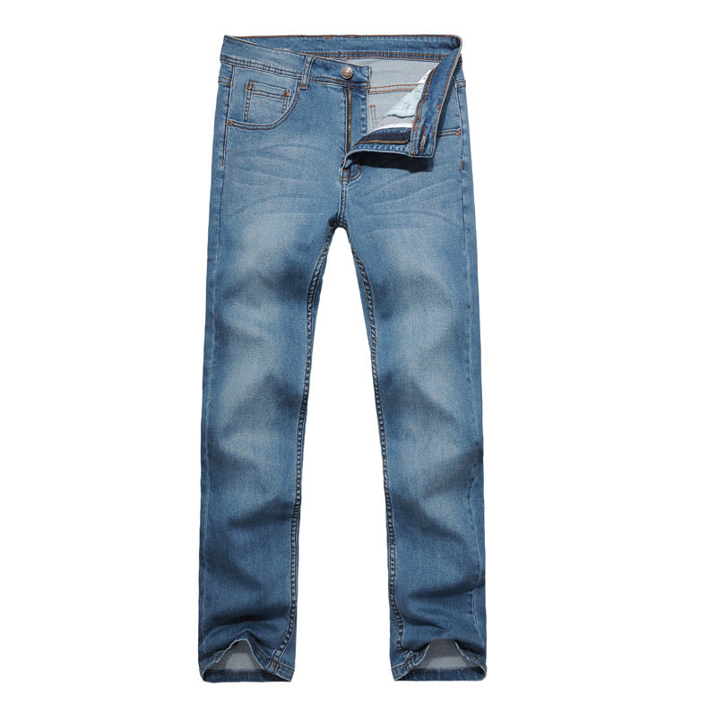 Jeans pour grands chantiers droite en vrac en coton ammoniac pour automne - Ref 1463867 Image 5