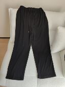 新款 女装 简约纯色高腰显瘦休闲裤 现货2025秋季 女宽松百搭长裤