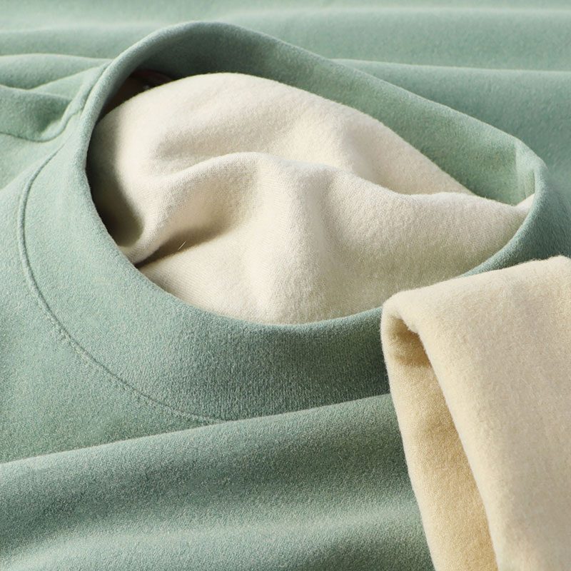 加厚保暖自发热双面德绒打底衫男