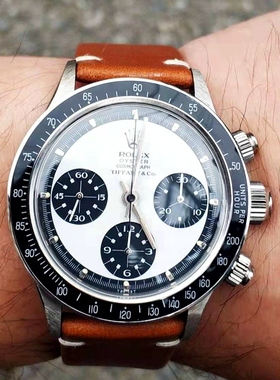 正品Tochigi Leather枥木牛皮表带 复古劳欧迪水潜水表正装适配