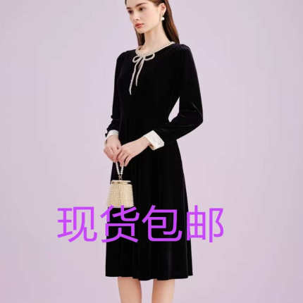 La. Kradir拉珂家女装商场同款2025秋冬季轻奢礼服连衣裙RF06260W