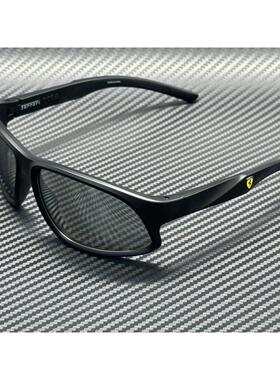 FZ6016U 504 6G磨砂黑灰镜面男士64 mm Ferrari男太阳眼镜