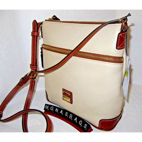 Dooney  Bourke Bone荔枝皮Letter Carrier斜挎包238