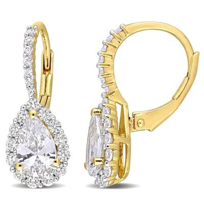 Amour JMS010459耳钉Sterling Silver黄的3 8 CT TGW Created