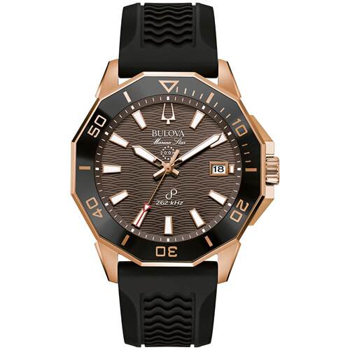 宝路华Bulova 98B421男手表男士系列C日历石英黑色
