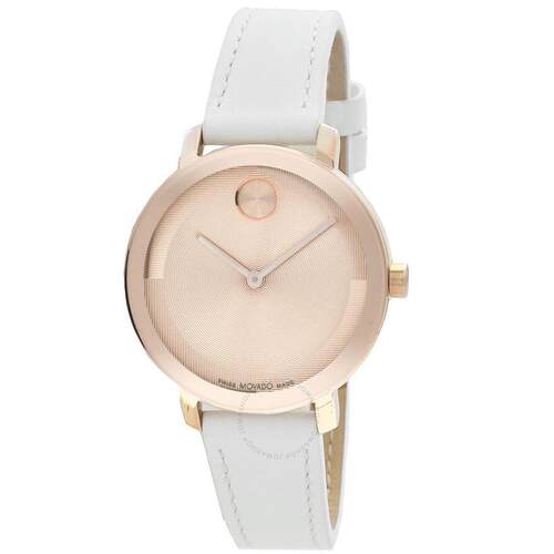 摩凡陀表Movado 3601101女手表BOLD EVOLUTION玫瑰金色表盘
