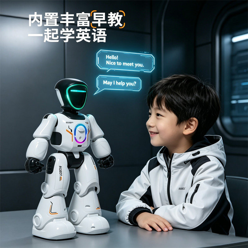 新款AI智能互动仿生机器人唱歌电动/遥控机器人