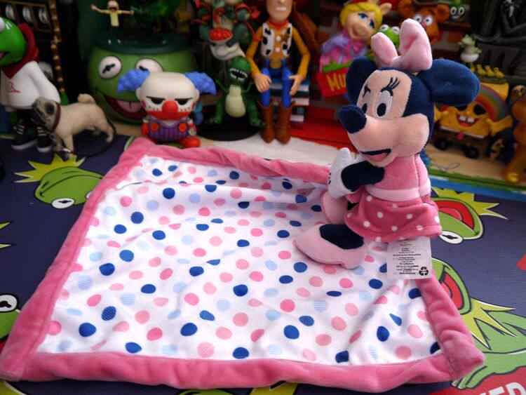 미국 디즈니 스토어로 대외 무역 수출 미키 마우스 미니  진정 수건 딸랑이