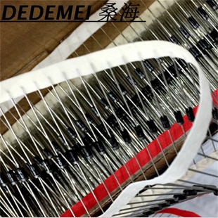 1N5819IN5819肖特基二极管 1A40V 排带58MM 铜脚 MIC 编带直插件