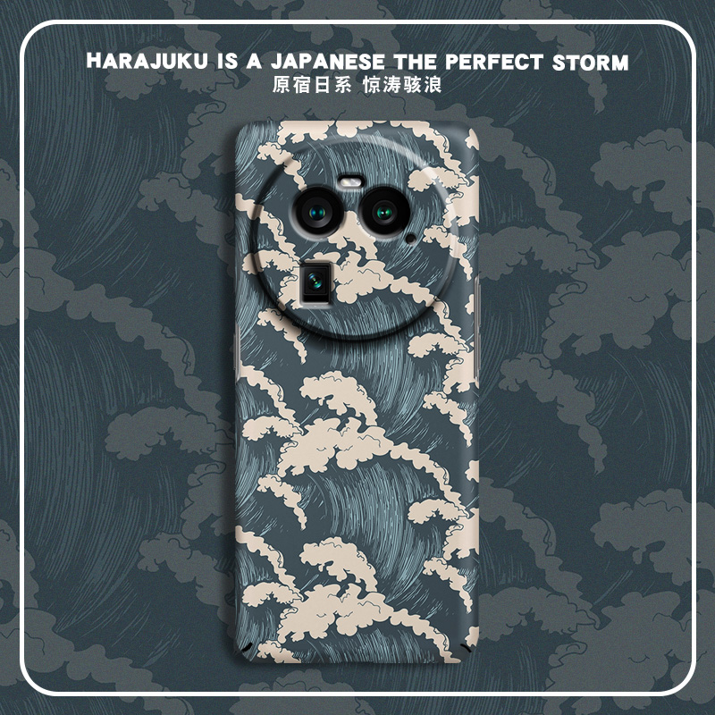 适用OPPOFindX9复古日系保护壳