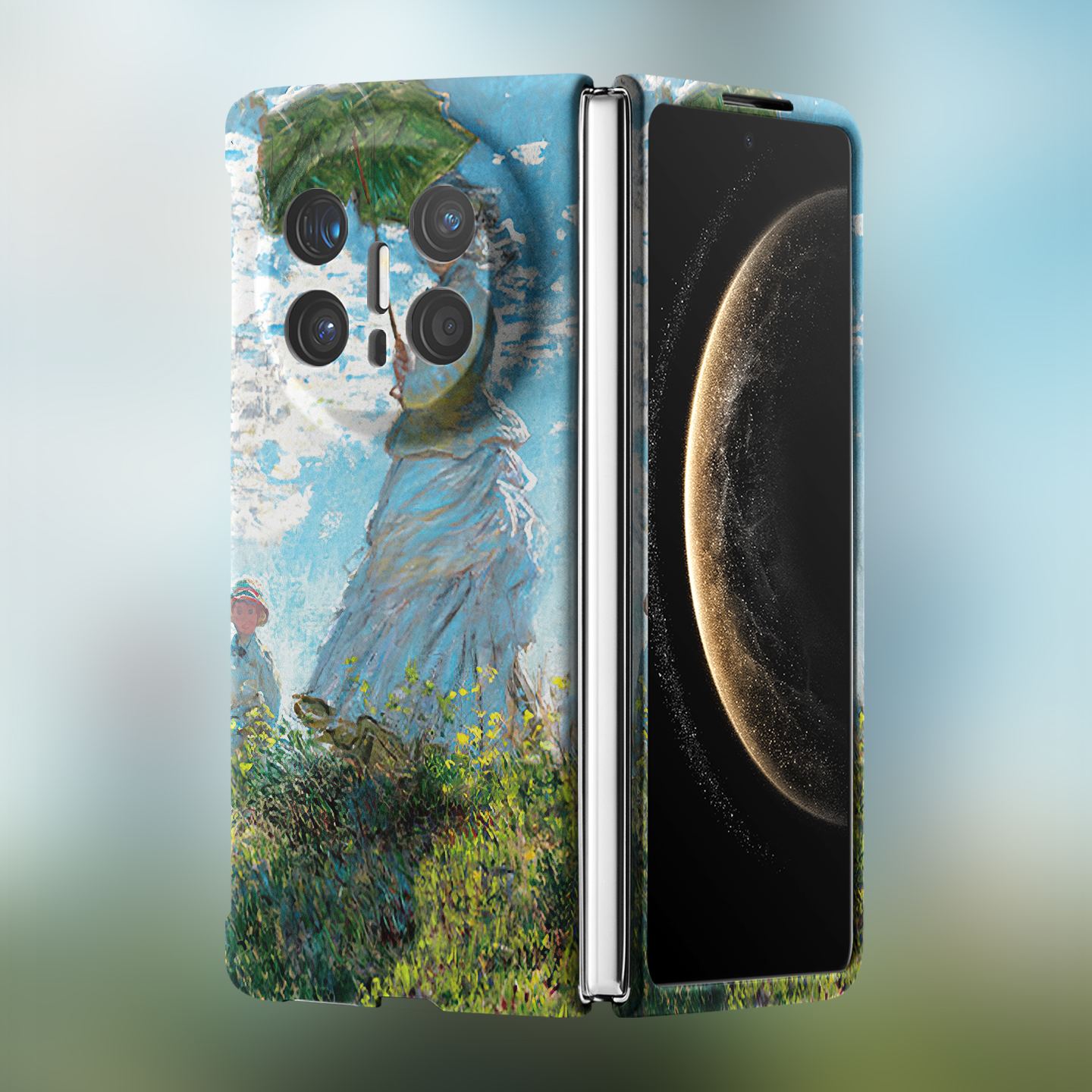 适用华为折叠屏强磁夜光小众