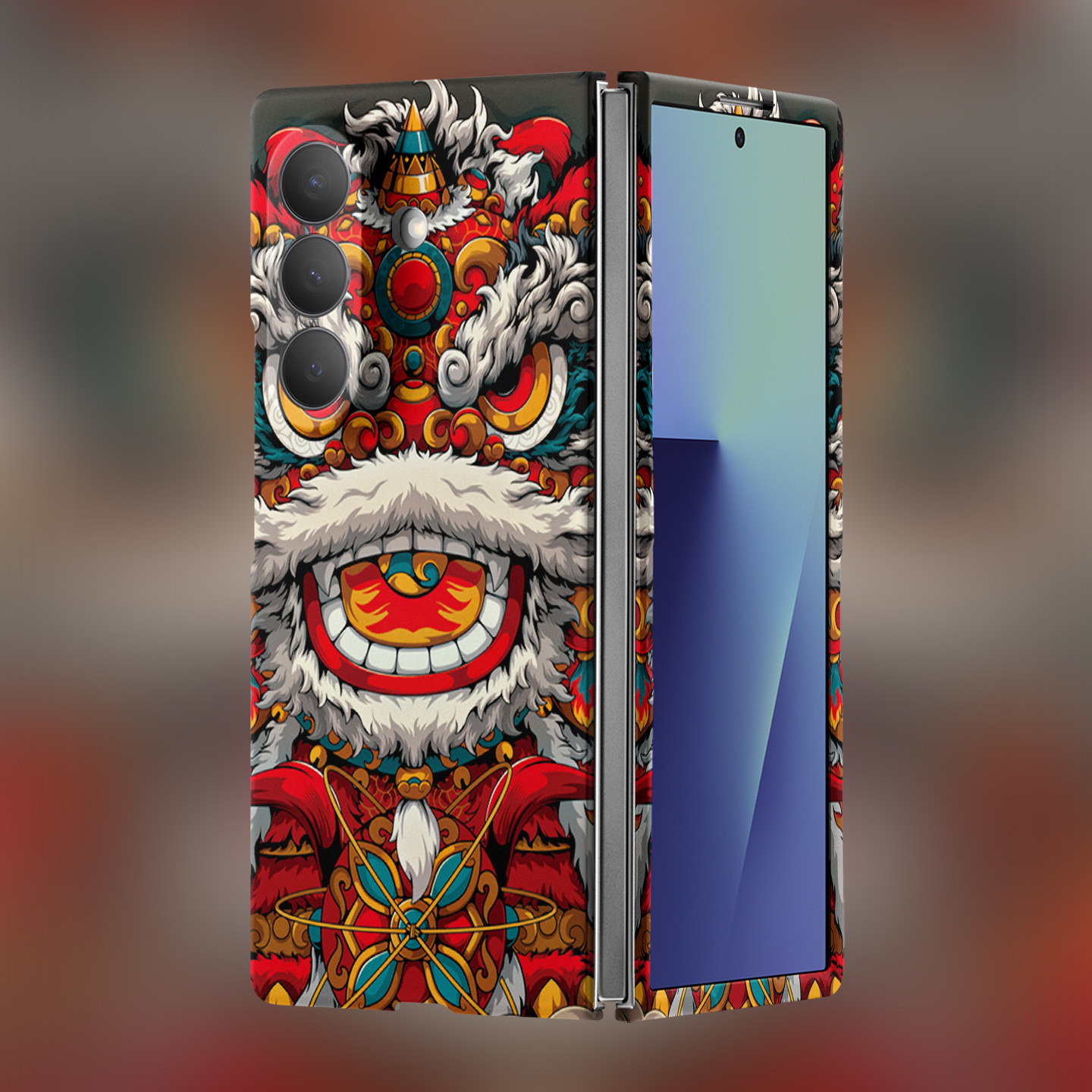 适用华为三星折叠屏强磁夜光小众