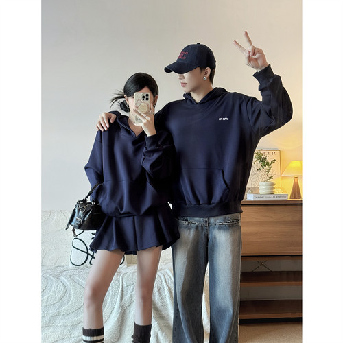 高级感连帽卫衣+裙子显瘦两件套