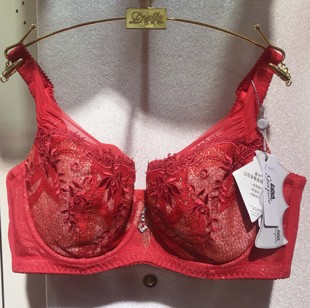 专柜清仓吉芝奴全罩杯文胸 大罩杯胸罩上托聚拢刺绣内衣e9092