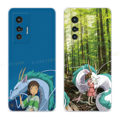 千与千寻适用vivo x80手机壳x100x90x70x60x50可爱x30x27pro+动漫x23幻彩版x21i小清新x20a女款x9plus软t