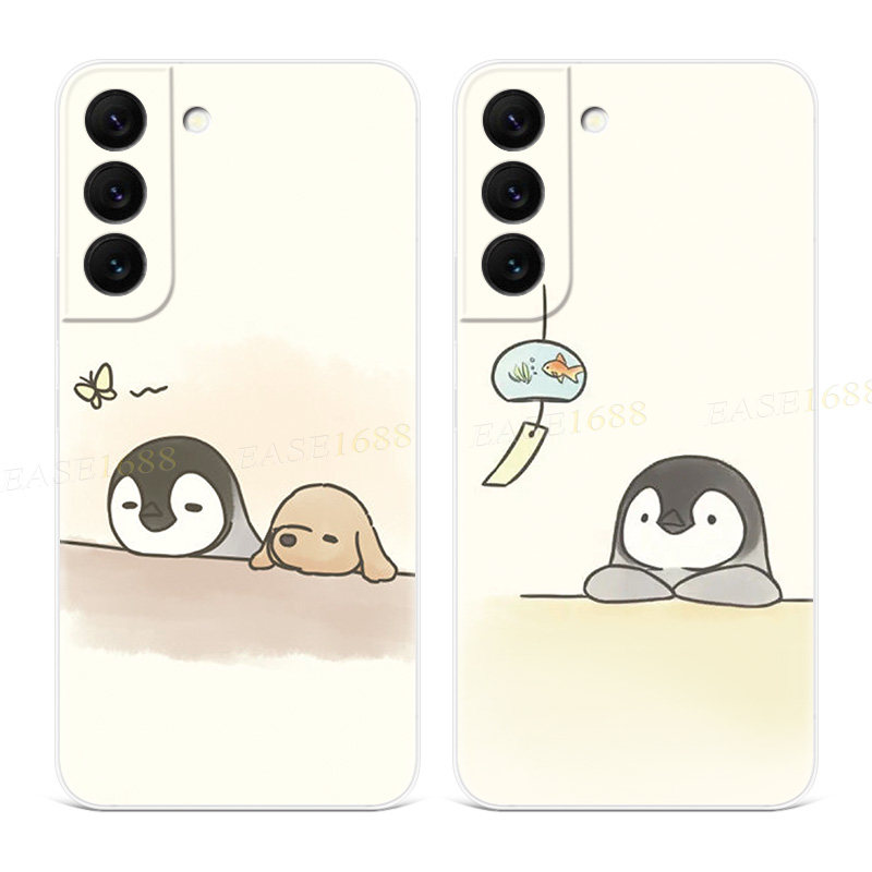 可爱小企鹅适用三星s22手机壳s25/s24/s23ultra卡通s21+简约少女心s20fe文艺A56/A55/A54plus女款edge软十,3C数码配件,手机保护套/壳,淘宝优惠券,粉丝福利购,淘宝优惠卷