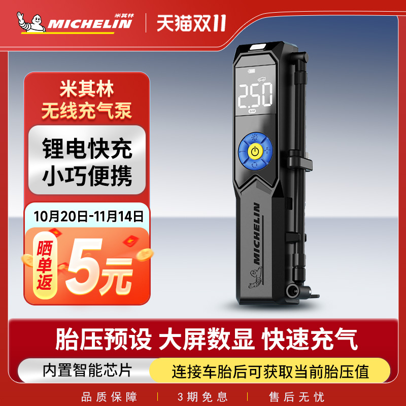米其林汽车用便携式大功率加气泵