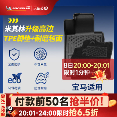 米其林宝马车系TPE脚垫