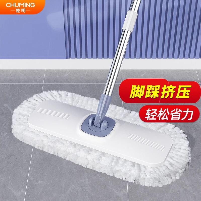 高端挤水拖把强力吸水