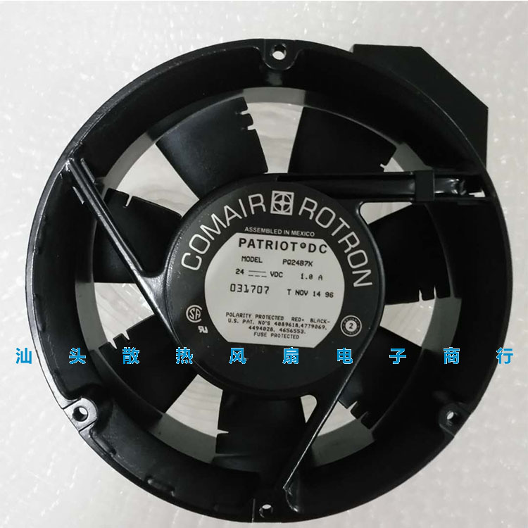 原装正品康姆罗顿COMAIR PQ24B7X DC24V 1.0A 172*51MM轴流风扇