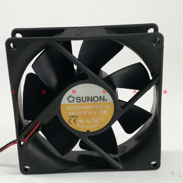 建准 SUNON 9025 KD1209PTB2-6 12V 2.1W 9CM 超静音 双滚珠风扇
