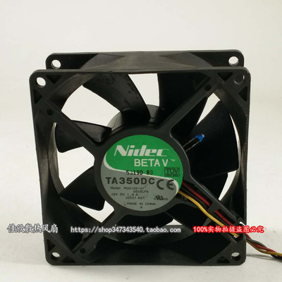 Nidec TA350DC M35105-57 12V 1.8A 9CM 9038服务器戴尔散热风扇
