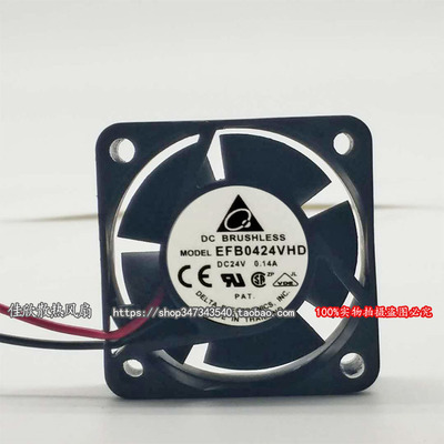 原装台达4020 4CM 24V 0.14A EFB0424VHD 变频器 服务器 散热风扇