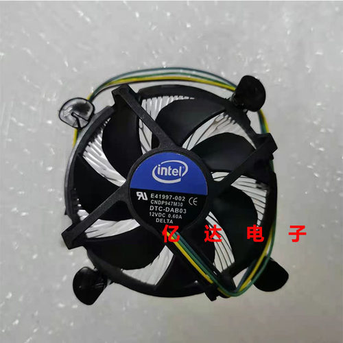 intel英特尔CPU风扇12V 0.6A i7 4790 CPU散热风扇E41997-002 DTC