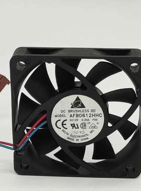 原装台达 AFB0612HHC DC12V 0.3A 6015 6CM散热风扇60*60*15MM