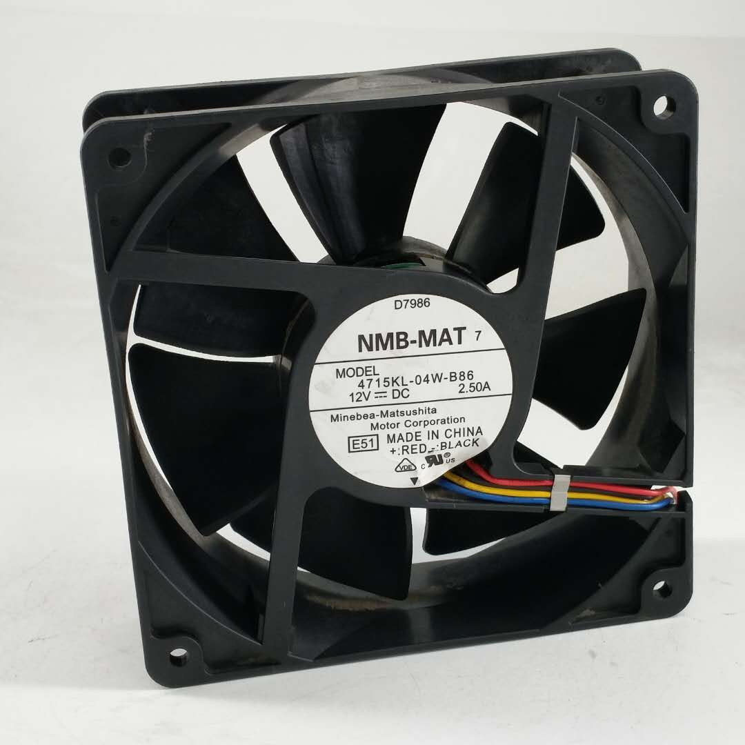 NMB-MAT 4715KL-04W-B86 DC12V 2.50A 12038 12CM4线PWM温控风扇